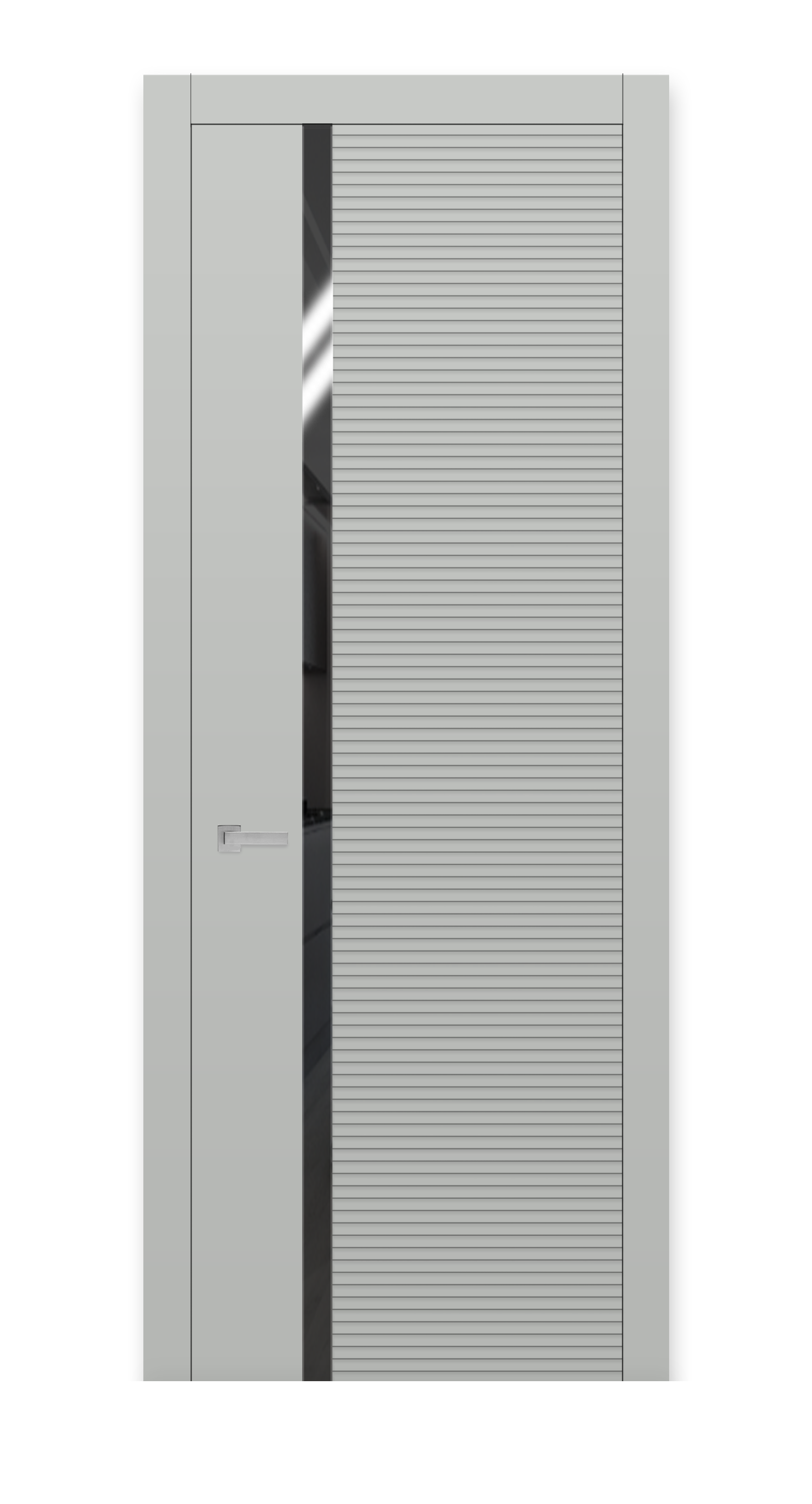 Межкомнатная дверь Урбан-2 остекленная эмаль ral 7035 24920