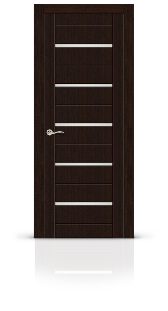 Межкомнатная дверь Турин-5 остекленная венге 8537