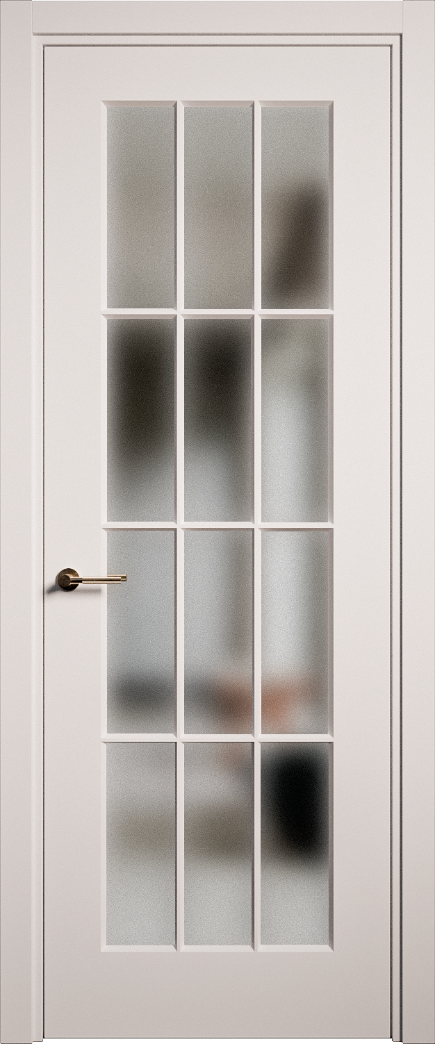 Межкомнатная дверь Олимп-2 остекленная эмаль ral 9003 23047