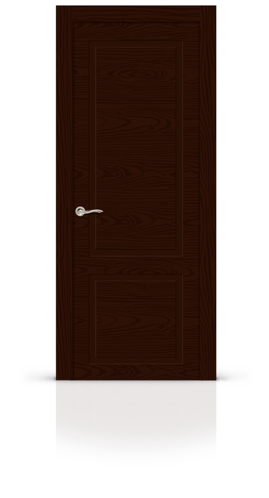 Межкомнатная дверь Бостон-1 глухая ясень шоколад 19204